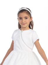 Mel Satin Girls Communion Bolero
